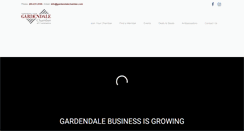 Desktop Screenshot of gardendalechamber.com